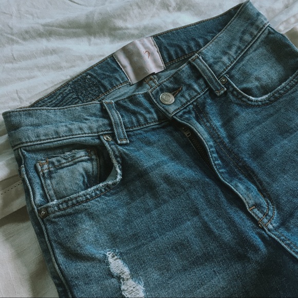 Revice High Rise Distressed Jeans - Picture 2 of 4